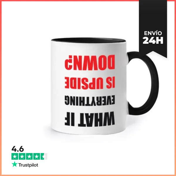 Taza De Colores Upside Down LaTostadora
