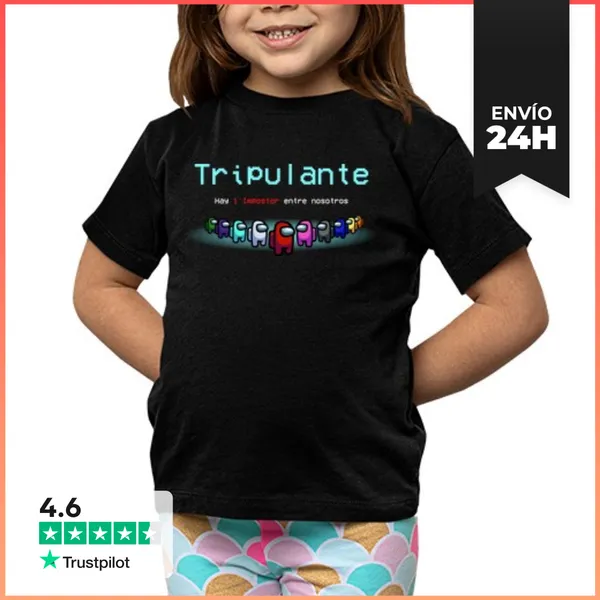 Camiseta Clásica Para Niños Tripulante, Among Us LaTostadora