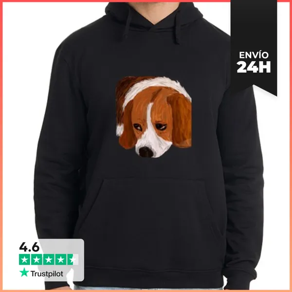 Sudadera Unisex Con Capucha BEAGLE LaTostadora
