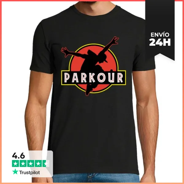 Camiseta Hombre Clásica Parkour LaTostadora