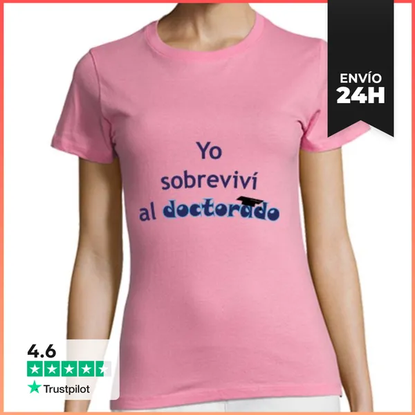 Camiseta Mujer Clásica Doctorado_1 LaTostadora