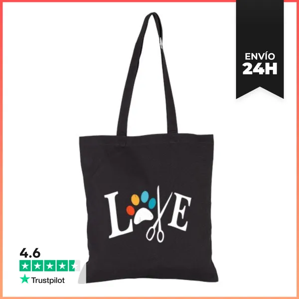 Bolsa De Tela Amor Por Los Perros Peluquería Canina Guardería