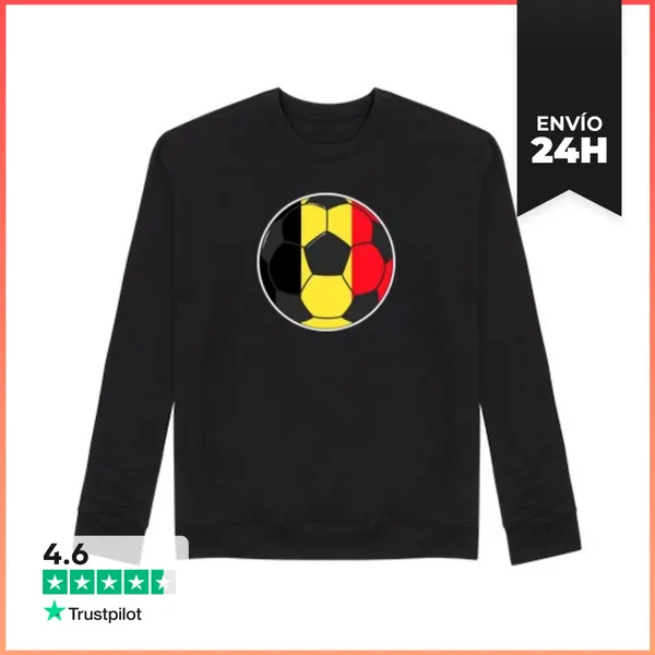 Sudadera Unisex Equipo De Fútbol Bélgica LaTostadora