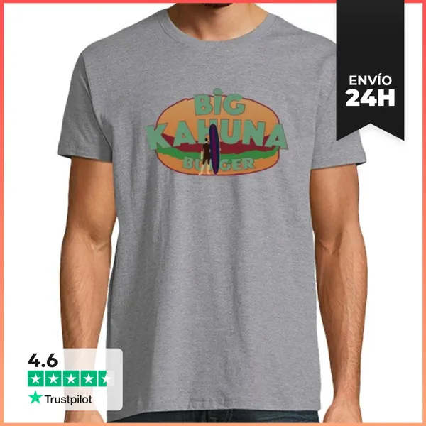 Camiseta Hombre Clásica Pulp Fiction · Big Kahuna LaTostadora