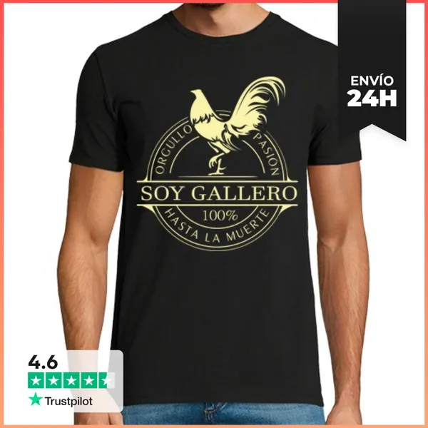Camiseta Hombre Clásica Soy Gallero LaTostadora