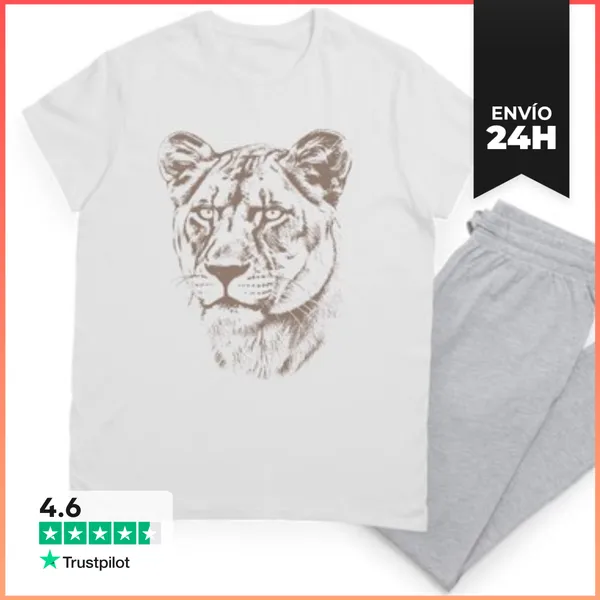 Pijama Leona Ilustracion LaTostadora