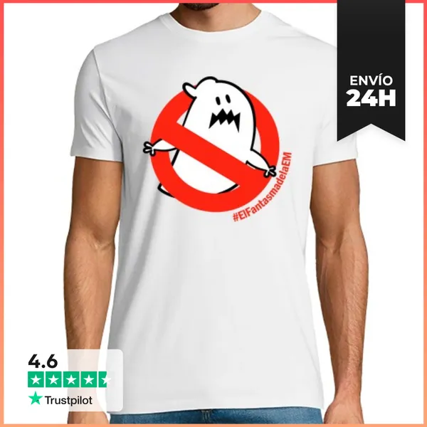 Camiseta Hombre Clásica Camiseta Chico El Fantasma De La EM