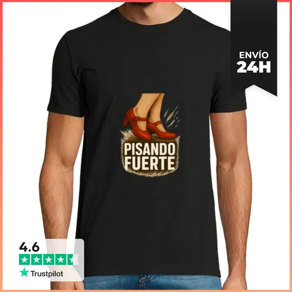 Camiseta Hombre Clásica Flamenca LaTostadora