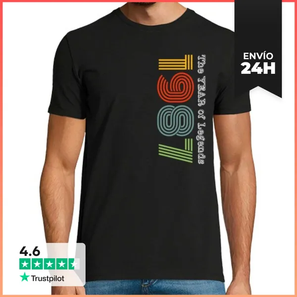 Camiseta Hombre Clásica 1987 Vintage LaTostadora