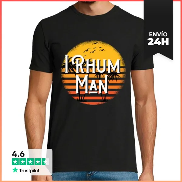 Camiseta Hombre Clásica Yo Ron Hombre Gracioso Regalo Cumpleaños
