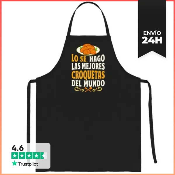 Delantal Las Mejores Croquetas Del Mundo LaTostadora