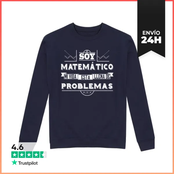 Sudadera Unisex Soy Matematico LaTostadora