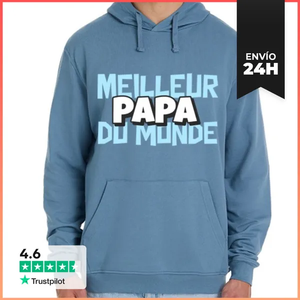 Sudadera Unisex Con Capucha Humor Sudor Mejor Papá Del Mundo