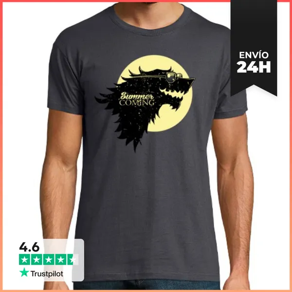 Camiseta Hombre Clásica Summer Is Coming V2 LaTostadora