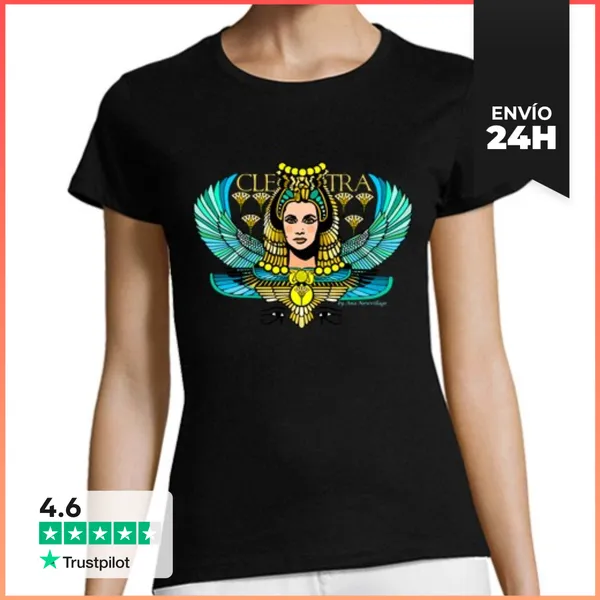 Camiseta Mujer Clásica Cleopatra Liz Taylor LaTostadora