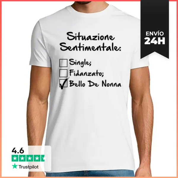 Camiseta Hombre Clásica Situación Sentimental LaTostadora