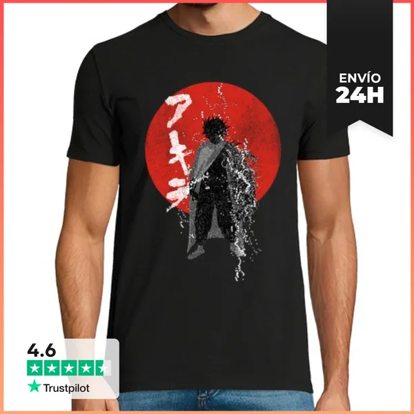 Camiseta Hombre Clásica Neo Tokyo Storm LaTostadora