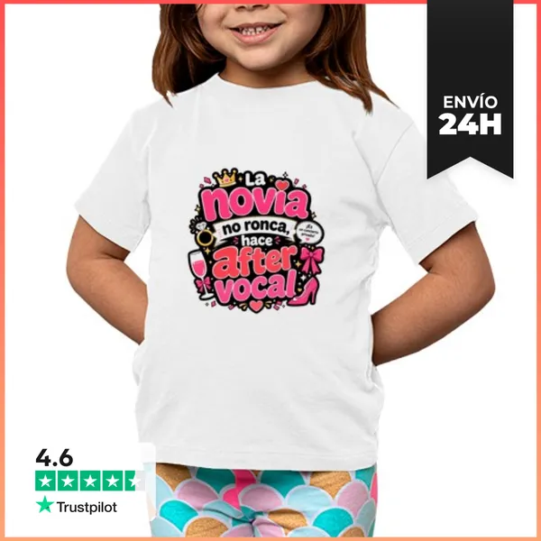 Camiseta Clásica Para Niños La Novia No Ronca, Hace After Vocal