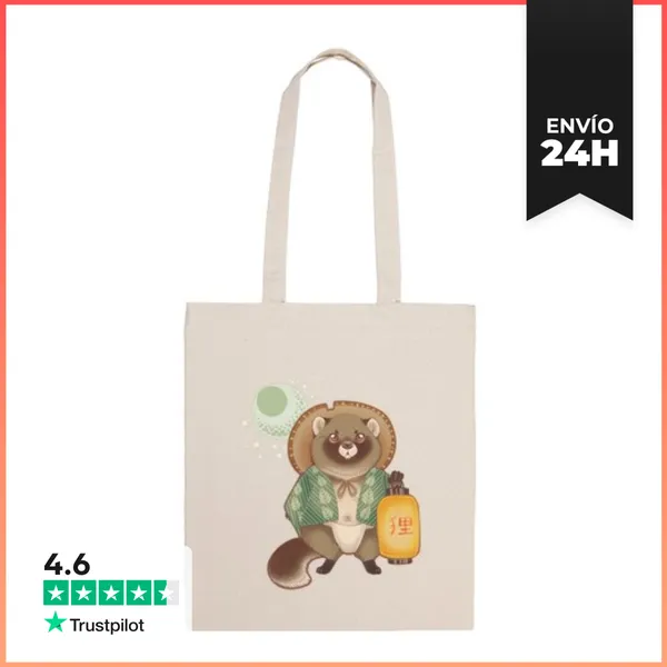 Bolsa De Tela Tanuki LaTostadora