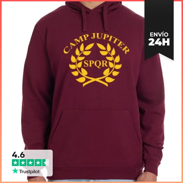Sudadera Unisex Con Capucha Camp Jupiter LaTostadora