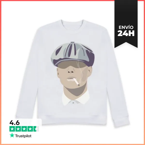 Sudadera Unisex Tommy Shelby (Peaky Blinders) LaTostadora