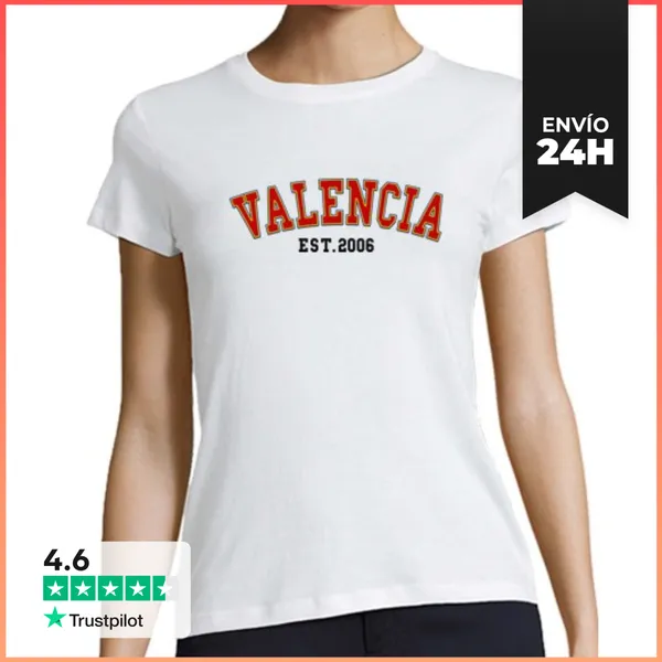 Camiseta Mujer Clásica Valencia Est 2006 LaTostadora