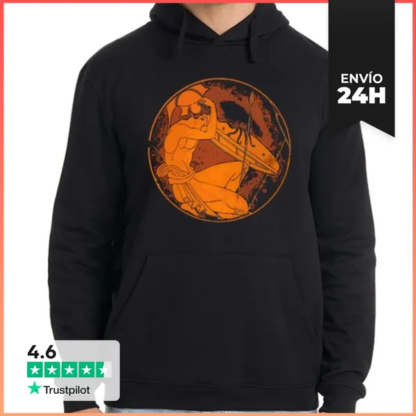 Sudadera Unisex Con Capucha Grecia LaTostadora