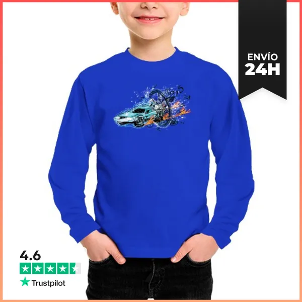 Camiseta Manga Larga Para Niños Diseño Nº 524286 LaTostadora