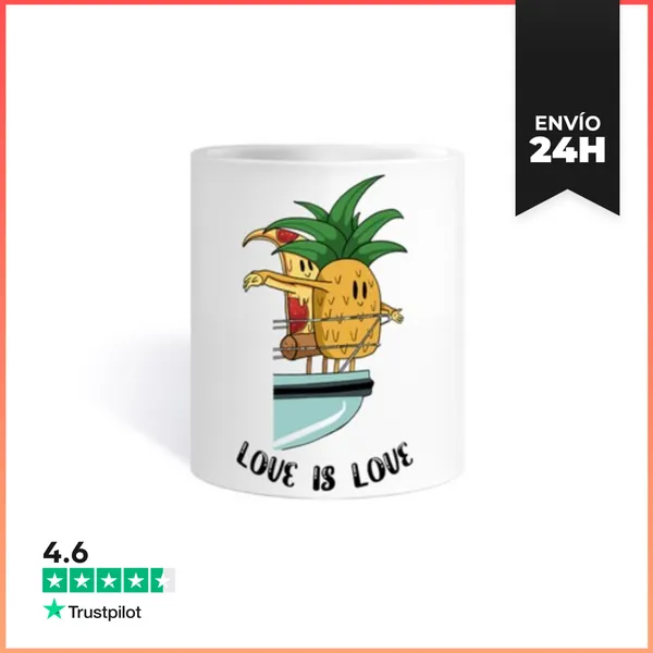 Taza Pizza Y Piña Amor LaTostadora