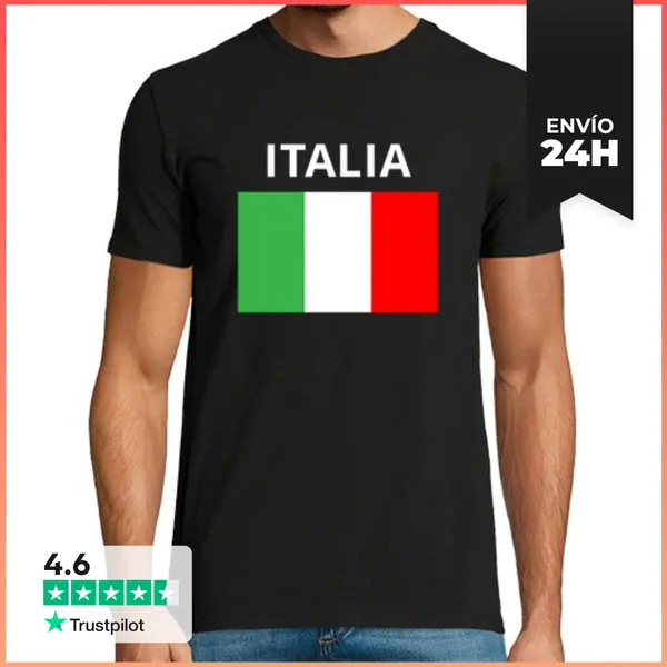 Camiseta Hombre Clásica Italia LaTostadora