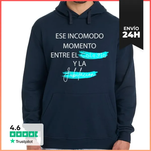 Sudadera Unisex Con Capucha Ese Incomodo Momento LaTostadora