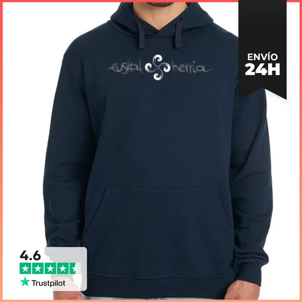 Sudadera Unisex Con Capucha Hombre, Sudadera Con Capucha, Azul