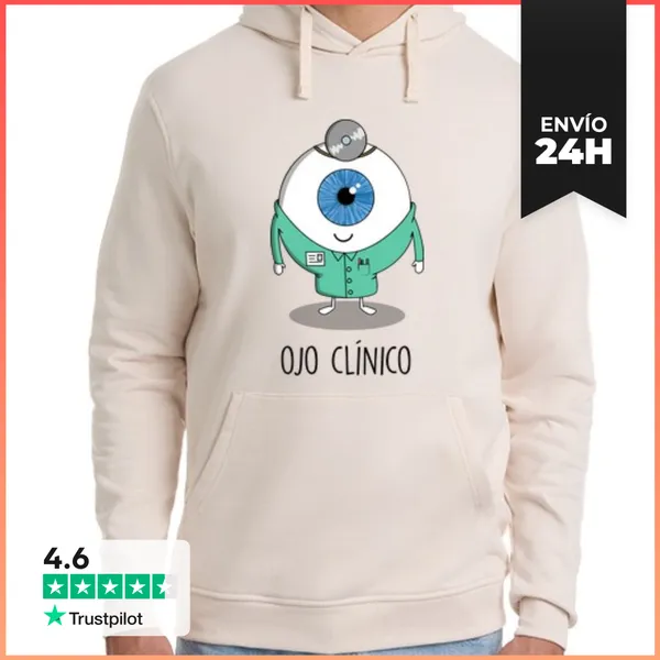 Sudadera Unisex Con Capucha Ojo Clinico LaTostadora