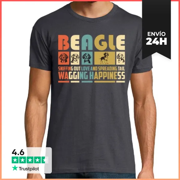 Camiseta Hombre Clásica BEAGLE LaTostadora