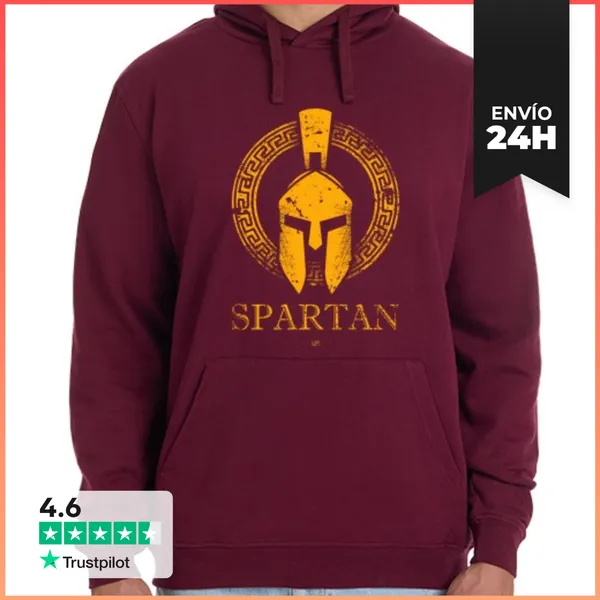 Sudadera Unisex Con Capucha Spartan Gold Edt LaTostadora