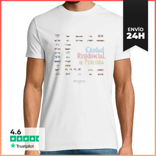 Camiseta Hombre Clásica Camiseta Hombre - Ciudad Residencial De