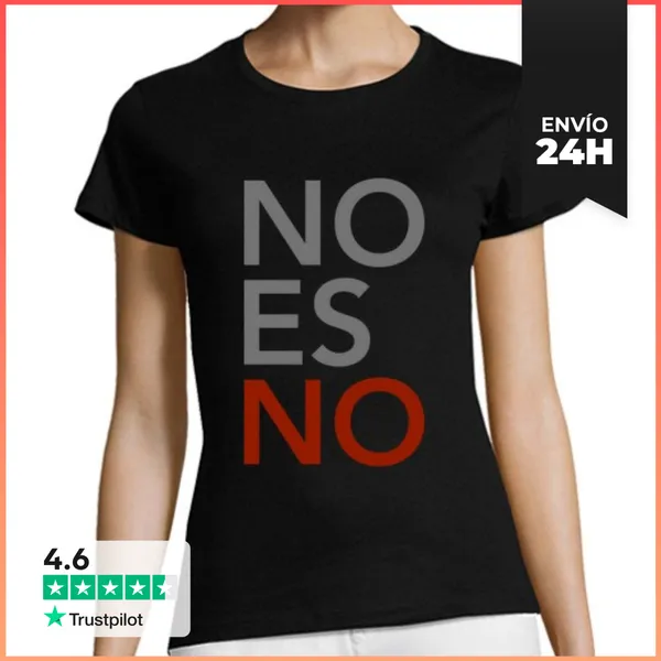 Camiseta Mujer Clásica NO ES NO LaTostadora