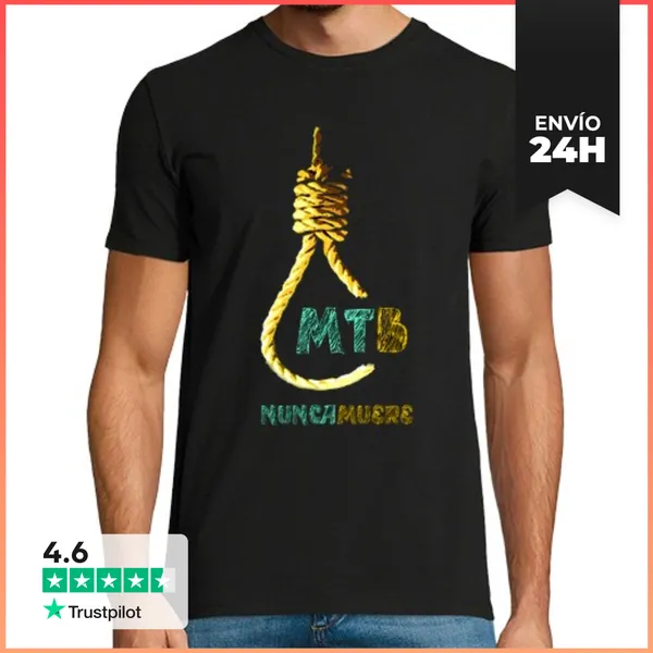 Camiseta Hombre Clásica MTB Nunca Muere LaTostadora