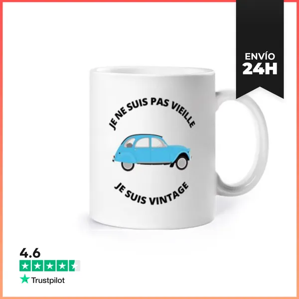 Taza No Soy Vieja Soy Vintage LaTostadora