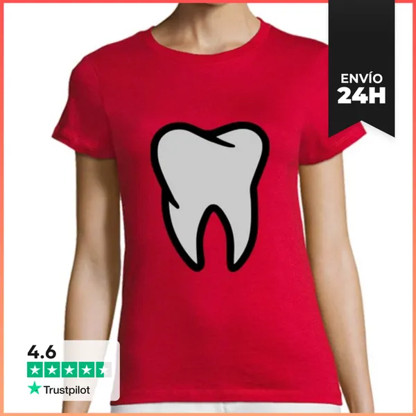Camiseta Mujer Clásica Diente LaTostadora