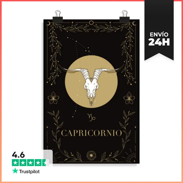Póster Vertical Capricornio LaTostadora