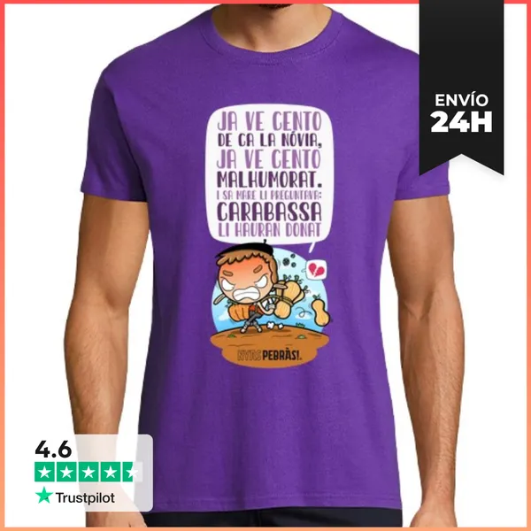 Camiseta Hombre Clásica Ja Ve Cento De Ca La Nóvia LaTostadora
