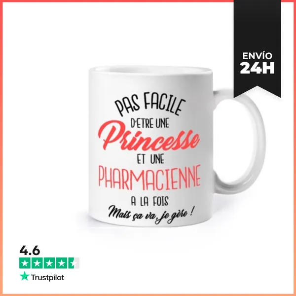 Taza Princesa Y Farmacéutico LaTostadora