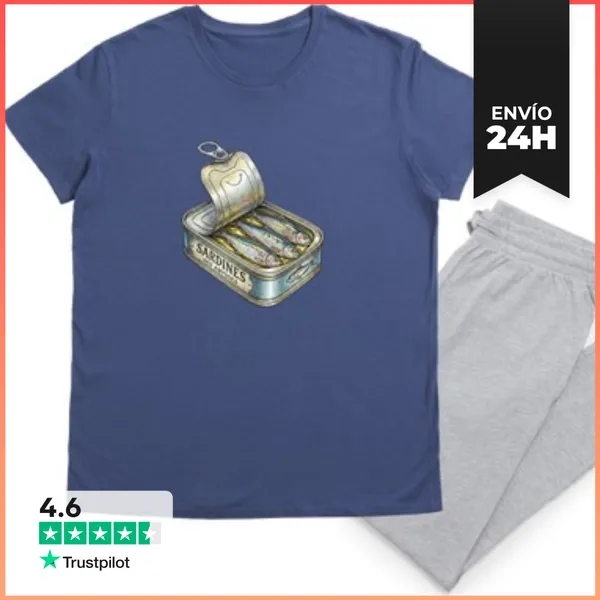 Pijama Lata De Sardinas Abierta Con Aceite LaTostadora