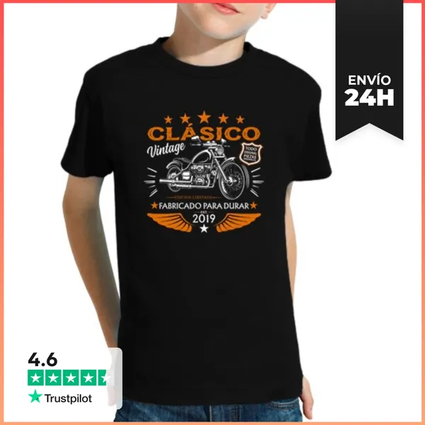 Camiseta Clásica Para Niños Clásico Fabricado Para Durar 2019