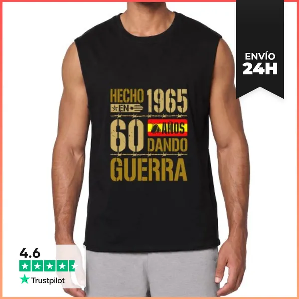 Camiseta Sin Mangas Dando Guerra Desde 1965 LaTostadora