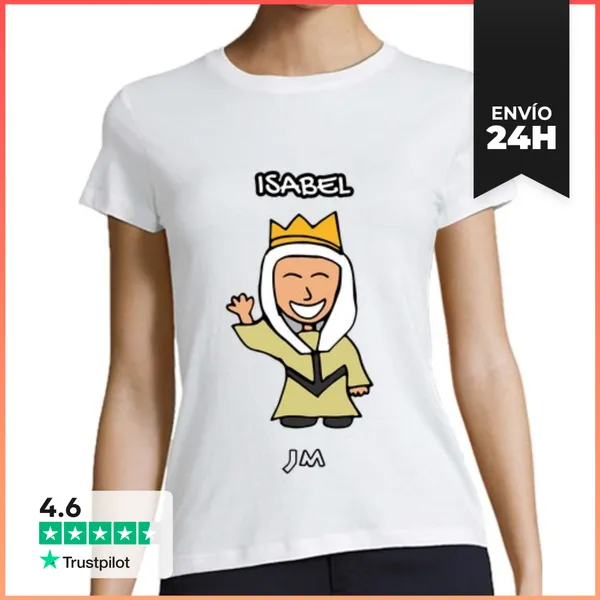 Camiseta Mujer Clásica La Reina Isabel La Católica Castilla