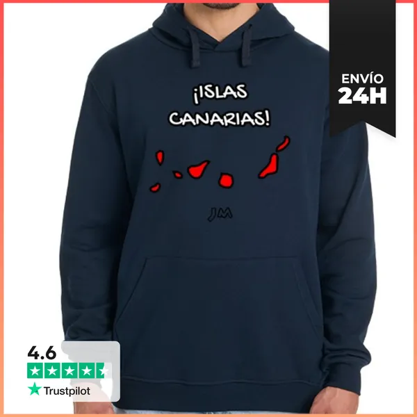 Sudadera Unisex Con Capucha Islas Canarias - Canary Islands