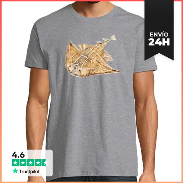 Camiseta Hombre Clásica Angelote, Tiburón Angel Camiseta Hombre