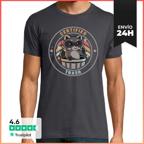 Camiseta Hombre Clásica Camisa De Hombre Con Certificación De
